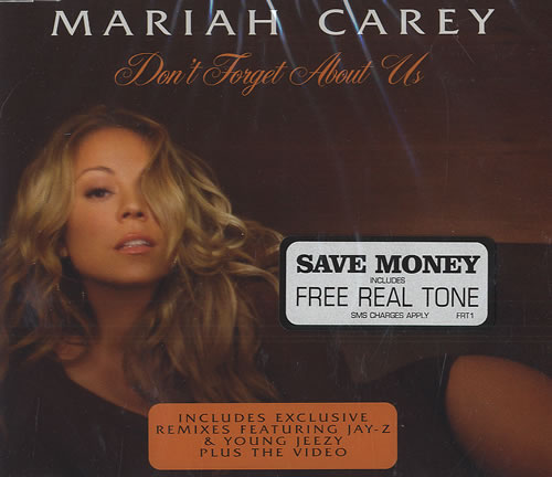 Mariah Carey Don't Forget About Us UK 2-CD single set (Double CD